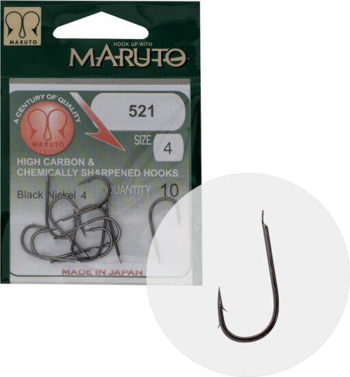 Maruto Horog 521 4 Black Nickel 10db/cs