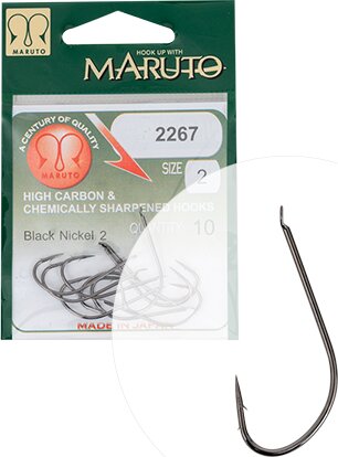 Maruto Horog 2267 1/0 Black Nickel 10db/cs