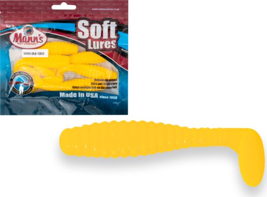 Mann's 11cm Swimmin Grub Y 5db/csomag