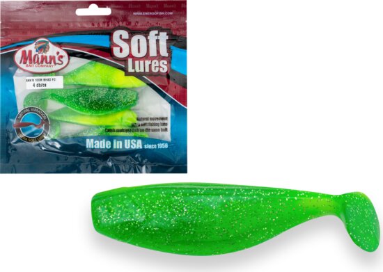 Mann's 10cm Shad Fchsg 3db/csomag