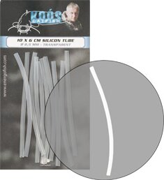 Koós Catfish Szilikoncső 2,5mm Átlátszó 10db/csomag