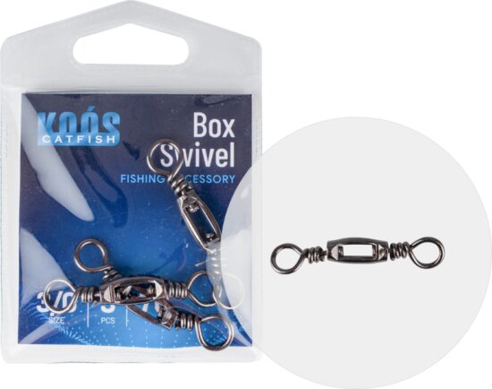 Koós Brass Box Swivel Extra Harcsás Forgó 3/0 3db/csomag