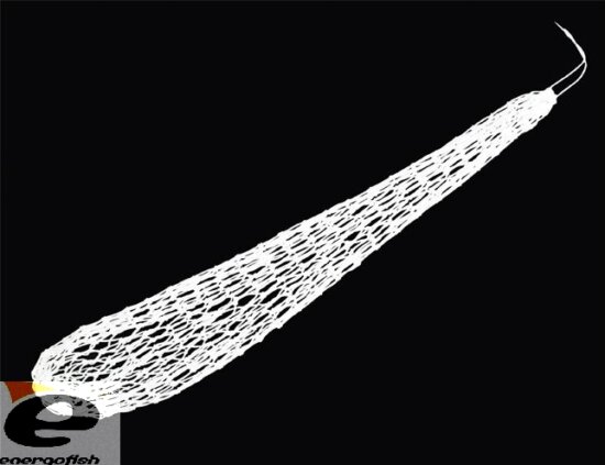 Kézikötésű Zsákos Haltartó 120Cm. Fehér