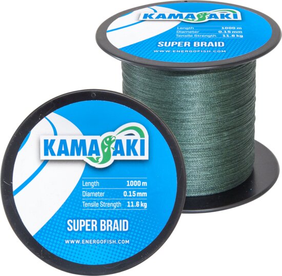 Kamasaki Super Braid 1000m 0,15mm
