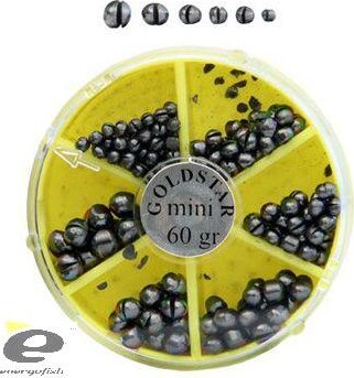 Kamasaki Mini Sörétólomkészlet 0,1-0,6g Natur 60g