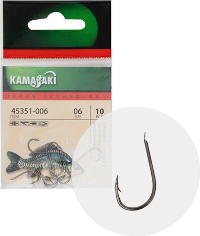 Kamasaki Carbon Horog P807Bn Nr1/0 Csomagolt