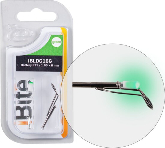 iBite Feeder Spiccgyűrű Kit 211 Elem + Zöld Led + Gyűrű 1.6x2.4-6mm