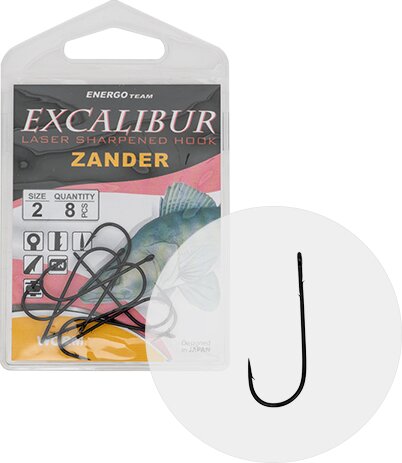 Excalibur Horog Zander Worm 4/0