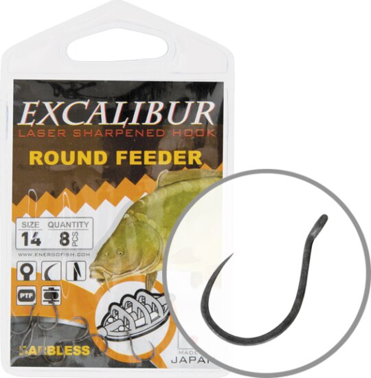 Excalibur Horog Round Feeder Barbless 10