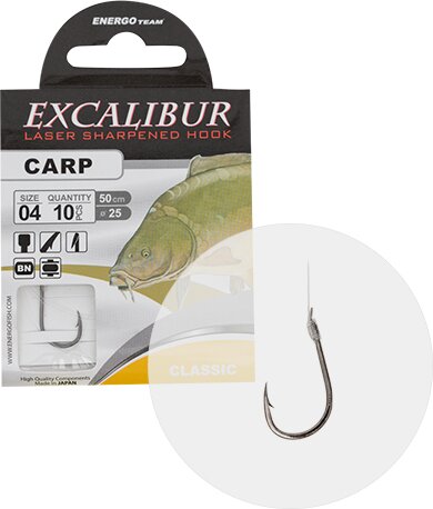 Excalibur Kötött Horog Carp Classic, Bn No.2
