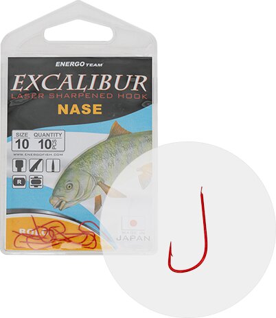 Excalibur Horog Nase Bolo Red 8