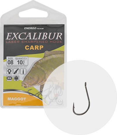 Excalibur Horog Carp Maggot Ns 10