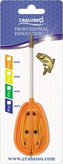 Cralusso Narancssárga Rocket Method Kosár+Töltő (1+1db/cs) 50g