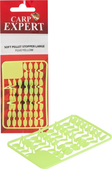 Carp Expert Soft Pellet Stopper Nagy Fluo Sárga