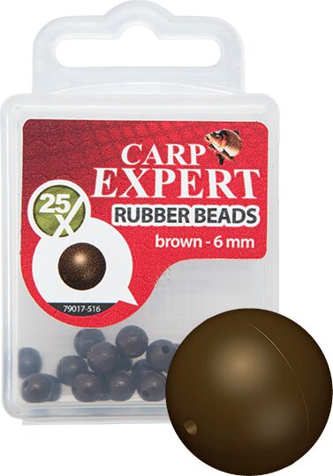 Carp Expert Gumigyöngy 5mm 25db/Doboz Barna