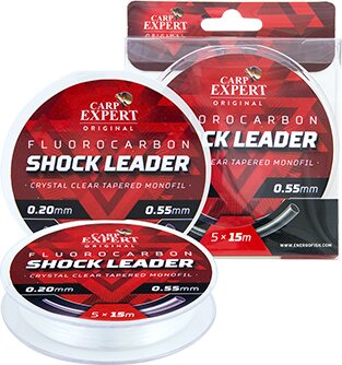 Carp Expert Fluorocarbon Shock Leader 0.25mm-0.55mm