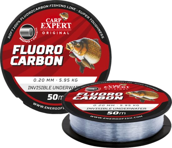Carp Expert Fluorocarbon 0,2 50m 5,95 Transzparens