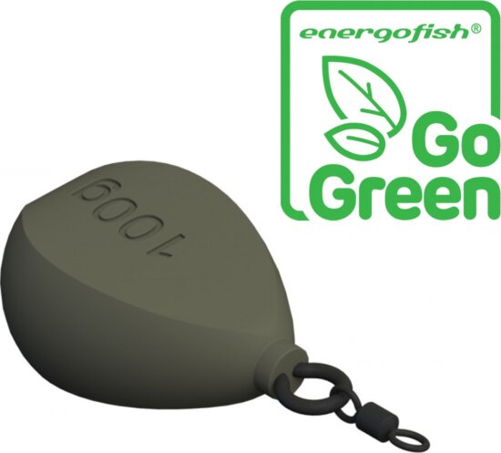 Carp Expert Flat Forgós Ólom 40g Szinezett Go Green