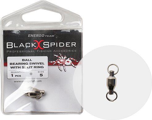 Black Fighter Csapágyas Forgó Karikával 8-As 1db/cs