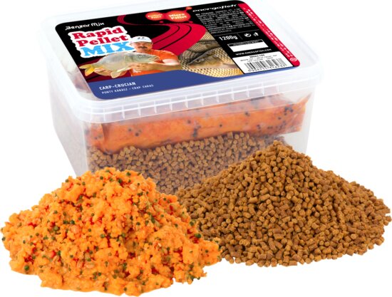 Benzár Rapid Pellet Mix 1200g Ponty-Kárász