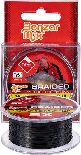 Benzár Braided Method Hooklink 0,18mm 10m