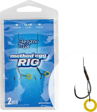 Benzár Braided Method Egg Rig 10
