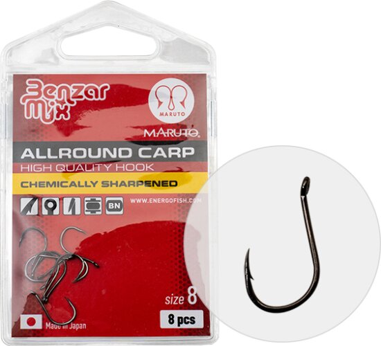 Benzár Allround Carp Horog 2 6db/cs