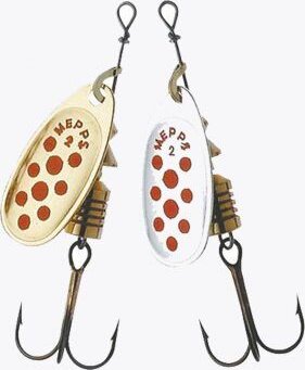 Mepps Comet, 2, ARANY / PIROS, 4,5g