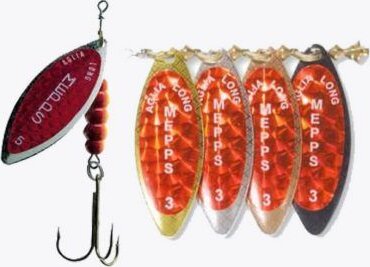 Mepps AGLIA Long Redbo, 2, Bronz, 7g