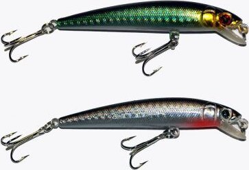 Frenetic Wobbler “Slider", 8cm, EZÜST / FEKETE