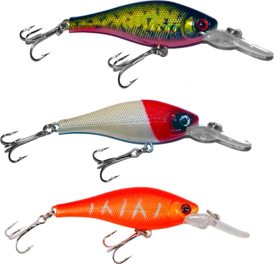Frenetic Wobbler “Bluster", 6,5cm, 5,3g, 0-1,5m, ARANY/FEKETE