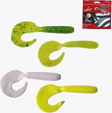 Frenetic TWISTER, Fluo sárga, 6,5cm, 7db/csomag