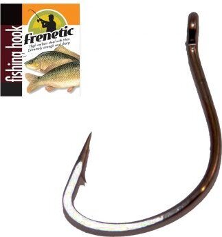 Frenetic horog 505, 1, Black Nikkel, 10db/csomag