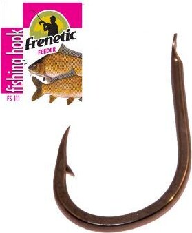 Frenetic horog 111, 8, Black Nikkel, 10db/csomag