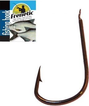 Frenetic horog 104, 12, Black Nikkel, 10db/csomag