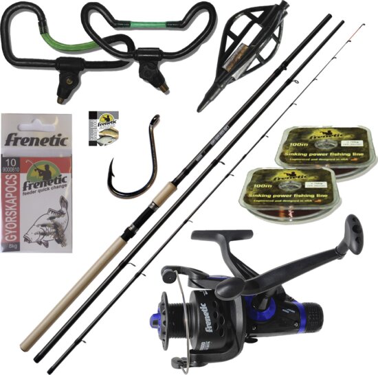 Frenetic Feeder szett Energetic 3,3m 40-80g horgászbot + 40-es nyeletőfékes orsó + kiegészítők