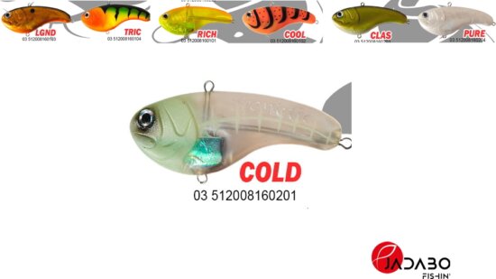 Frenetic FatFish, 81mm, 60g, TPE gumi, COLD, foszforeszkálós festéssel