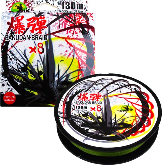 Frenetic Bakudan Braid 8x 130m, 0,12mm, 9,10kg