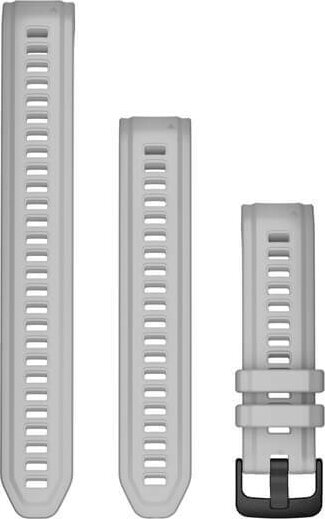 Garmin Óraszíj 20 mm ködszürke szilikon, extra hosszú kiegészítő szíjja (Instinct 2S)