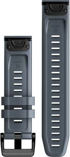 Garmin Óraszíj 22 mm gránit kék szilikon (QuickFit) (Fenix 7)