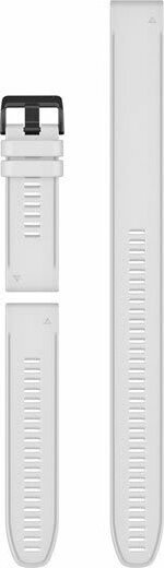 Garmin Óraszíj 26 mm fehér szilikon, fekete csat (QuickFit) Fenix 6X, 3részes