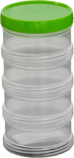 Csavaros Műanyag Doboz 4 db-Os Átm:85mm