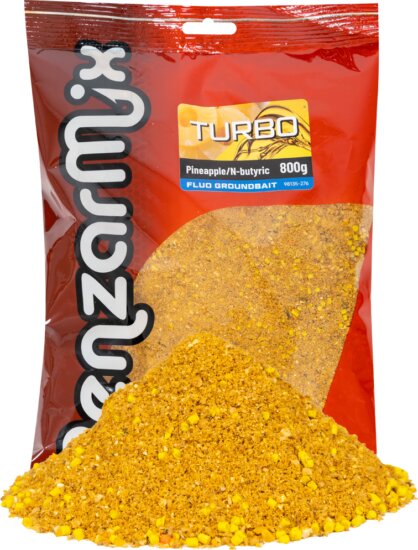 Benzár Fluo Turbo Groundbait Ananász-Vajsav