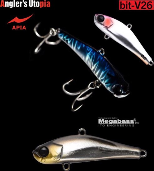 APIA Bit-V26 Blade 55mm 26g 19 Black Silver