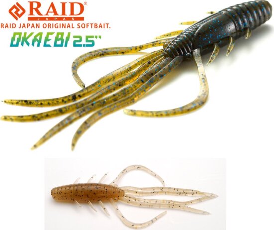 RAID JAPAN Oka Ebi Gumirák 2.5" 63mm 076 Pile Shrimp