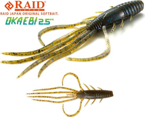 RAID JAPAN Oka Ebi Gumirák 2.5" 63mm 001 Geen Pumpkin Seed