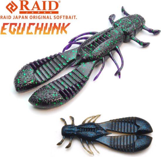 RAID JAPAN Egu Chunk Gumirák 3.5" 89mm 020 Dark Cinnamon Blu Flk