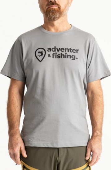 Adventer Rövid Ujjú Póló Titanium L