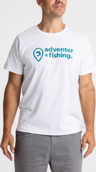 Adventer Rövid Ujjú Póló White & Bluefin L