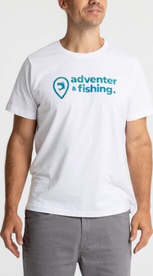 Adventer Rövid Ujjú Póló White & Bluefin M